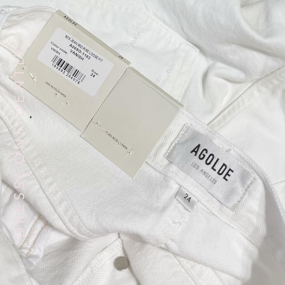 AGOLDE 90s Mid Rise Loose Jeans - Vanish - Picture 8 of 9